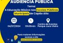 Aleração de data- Audiência pública sobre o Projeto MPEduc